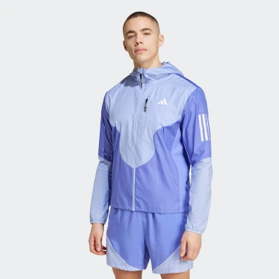 Abbildung von adidas Performance OTR B CB Laufjacke Semi blue spark, Damen, Größe: XL, spark