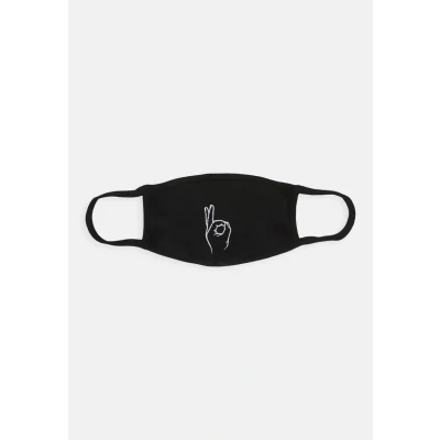 Abbildung von Urban Classics PRAY Wording FACE MASK Unisex Stoffmaske, Größe: One Size, Black