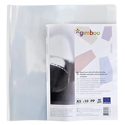 Abbildung von Buchumschlag Selbstklebend Transparent 25x46cm 1 Stk.