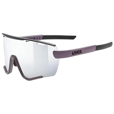Abbildung von uvex sportstyle 236 S Set Sportbrille für Damen und Herren beschlagfrei inkl. Wechselscheiben plum black matt/silver one size