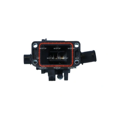 Abbildung von NRF 725058 Kühlwasserthermostat 83 mit Sensor, Dichtring Gehäuse PEUGEOT: 207 Schrägheck, CC, 308 I CITROËN: Berlingo II