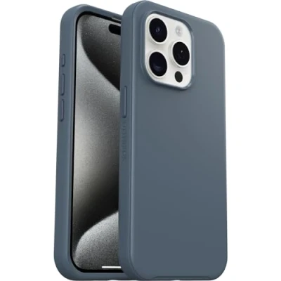 Abbildung von Apple iPhone 15 Pro Hülle MagSafe Kunststoff OtterBox Hard Case/Backcover Handyhülle Blau Shockproof/Stoßfest