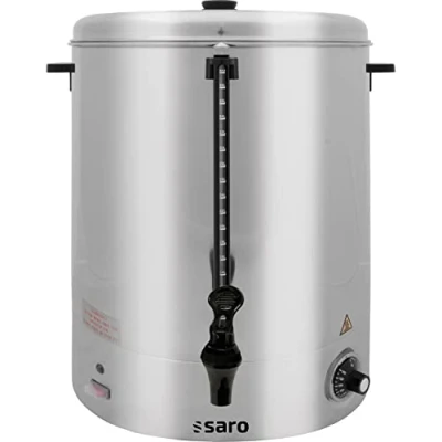 Abbildung von Glühweinkessel Glühweintopf Heißwasserkessel Edelstahl 40 Liter