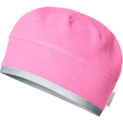 Abbildung von Playshoes Unisex Kinder Fleece Mütze Wintermütze, pink Helmgeeignet, 49cm
