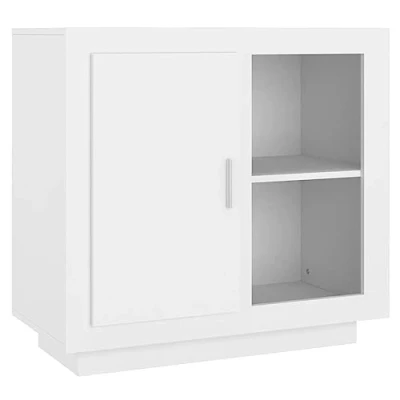 Abbildung von vidaXL Sideboard Kommode Anrichte Mehrzweckschrank Beistellschrank Standschrank Schrank mit Stauraum Flurkommode Weiß 80x40x75 cm