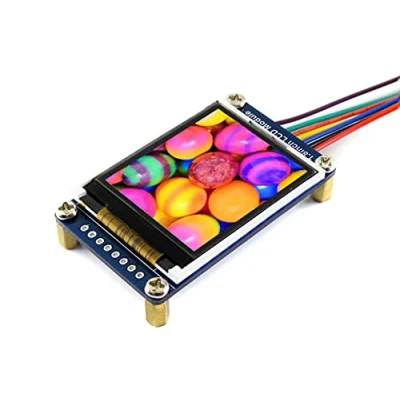 Abbildung von Waveshare 128x160 Pixels 1.8inch LCD Display Module with Embedded Controller Communicating Via SPI Interface