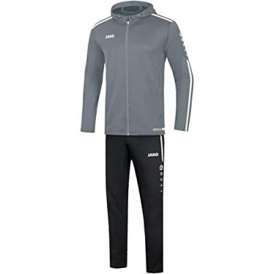 Abbildung von JAKO Herren Präsentationsanzug Striker 2.0 mit Kapuze, steingrau/weiß, 3XL, M9619