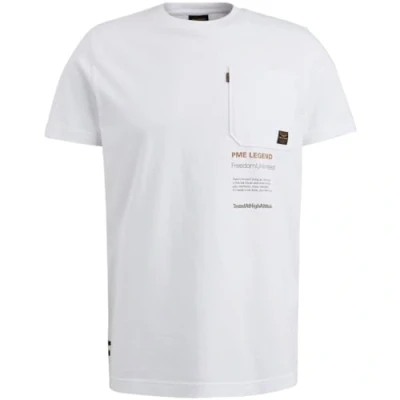 Abbildung von PME Legend Tshirt print, Herren, Größe: Medium, Bright white