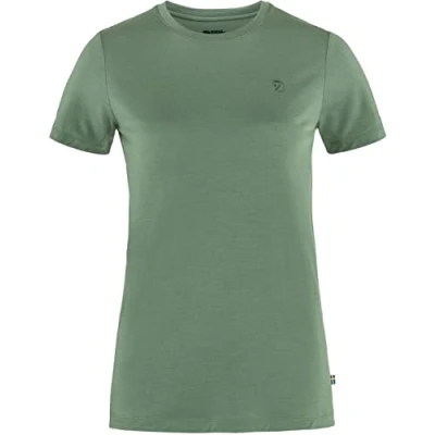Abbildung von Fjallraven 84101 614 Abisko Wool SS W T Shirt Damen Patina Green Größe XL