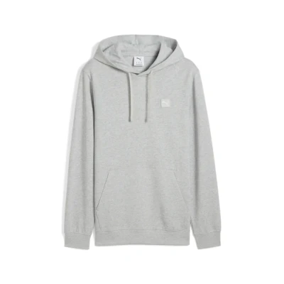 Abbildung von Puma Essentials Elevated Hoodie Herren Mit Plain Light Gray Heather Größe: XS