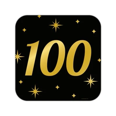 Abbildung von 100 Jahre Türschild Classy 50x50cm
