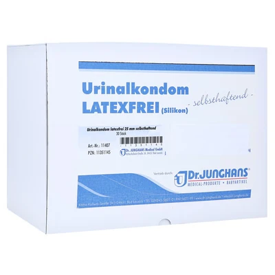 Abbildung von Urinalkondom 25 mm latexfrei selbsthafte 30 St
