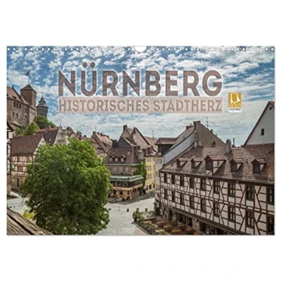 Abbildung von NÜRNBERG Historisches Stadtherz (Wandkalender 2025 DIN A3 quer), CALVENDO Monatskalender