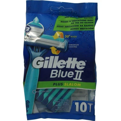 Abbildung von Gillette Blue2 Plus Slalom Einwegrasierer 10er Pack