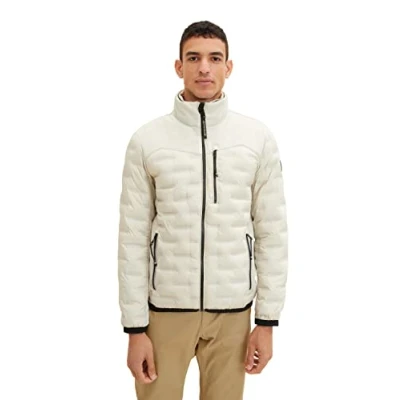 Abbildung von TOM TAILOR Herren 1034036 Jacke, 26199 Beige Alfalfa, XXL
