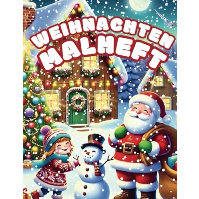 Abbildung von Fröhlicher Malspaß für die ganze Familie zur Weihnachtszeit!: Gestalte deine eigene Winterwunderwelt