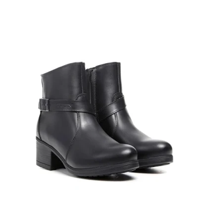 Abbildung von TCX X Boulevard Waterproof, Damen Motorradstiefel, Wasserdicht mit T DRY Membran, Obermaterial Leder, Seitlicher Reißverschluss und Verstellbare Schnalle, Schwarz