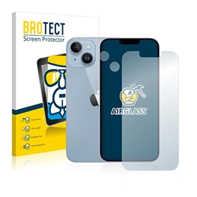 Abbildung von BROTECT Schutzglas für Apple iPhone 14 (Display+Kamera) Schutzfolie Panzer Folie Glas [Extrem Kratzfest 9H, Anti Fingerprint, Ultra Transparent]
