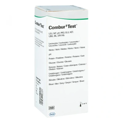 Abbildung von Combur 9 Test Teststreifen