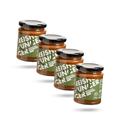 Abbildung von REISHUNGER Bio Shiro Miso Paste, 1,2kg (4x300g) Helle Paste mit feiner Umami Note nach Original Japanischer RezepturIdeal für Ramen und weitere Gerichte der japanischen Küche