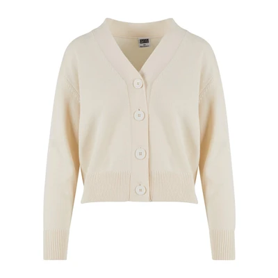 Abbildung von Urban Classics Strickjacke, Damen, Größe: 5XL, Whitesand