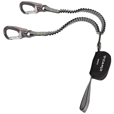Abbildung von C.A.M.P. Unisex Erwachsene Set Ferrata Kinetic Rewind, Grau/Schwarz, Einheitsgröße