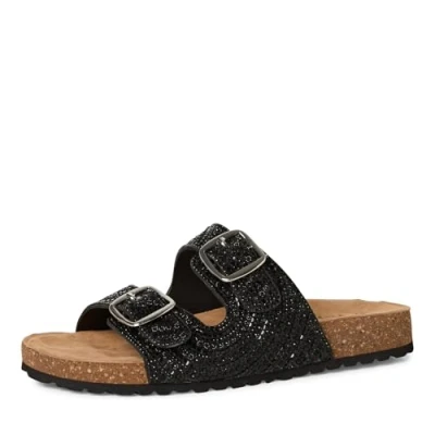Abbildung von Tamaris Pantolette Damen Flach schwarz,EU 36