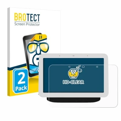 Abbildung von BROTECT (2 Stück Schutzfolie für Google Nest Hub 2 Displayschutz Folie Ultra Klar