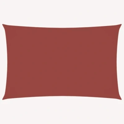 Abbildung von vidaXL Sonnensegel Wasserfest Sonnenschutz Windschutz Sonnendach UV Schutz Garten Terrasse Balkon Oxford Gewebe Rechteckig 5x7m Terrakottarot