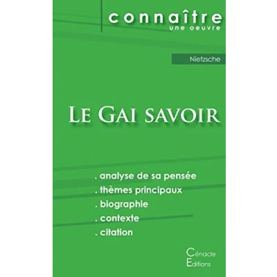 Abbildung von Fiche de lecture Le Gai savoir Nietzsche (Analyse philosophique référence et résumé complet)
