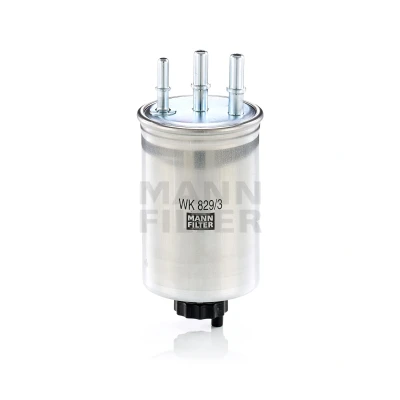 Abbildung von MANN FILTER WK 829/3 Kraftstofffilter Leitungsfilter 10 FORD: MONDEO 3 Kombi, Tourneo Connect, Transit Connect Mk1 Kastenwagen