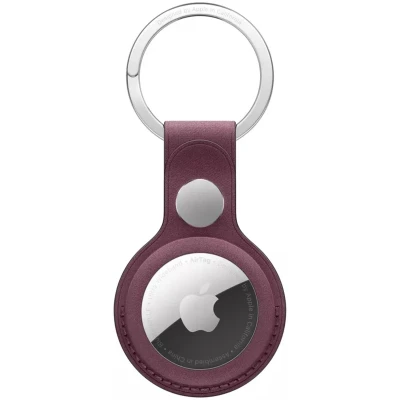 Abbildung von Apple AirTag Anhänger Original FineWoven Key Ring / Dunkelrot