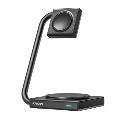 Abbildung von 15W MagSafe / Qi 2in1 induktives Ladegerät faltbar Schwarz