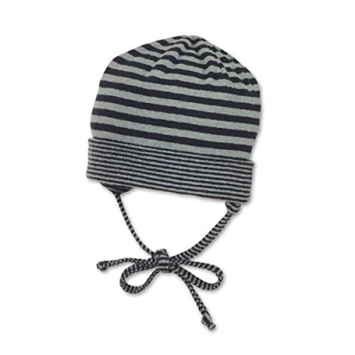 Abbildung von Sterntaler Baby Jungen Beanie Mütze, Blau (Marine 300), 45