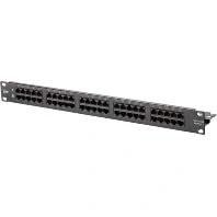 Abbildung von Metz Connect UAE 50x8(4) ISDN Patchfeld CAT 3, 1HE, schwarz