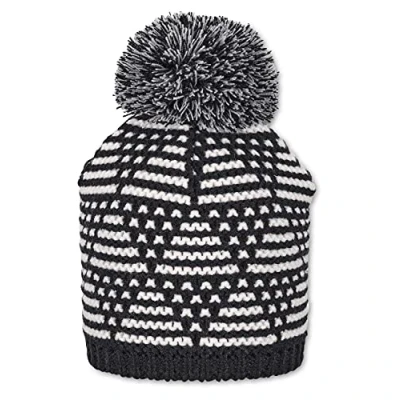 Abbildung von Sterntaler Unisex Baby Strickmütze Dreieck Mütze, Schwarz, 49