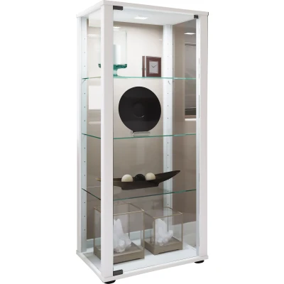 Abbildung von VCM Standvitrine Holz Glas Stand Vitrine Sammelvitrine Kavisa M