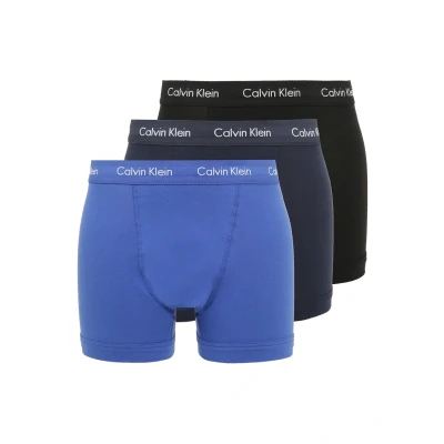Abbildung von Calvin Klein Underwear Trunk 3 PACK Boxerbriefs, Herren, Größe: Small, Grey/blue/black