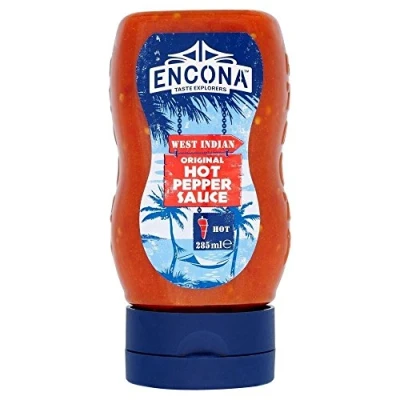 Abbildung von Encona Original Hot Pepper Sauce (285ml) Packung mit 6