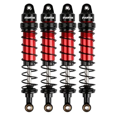 Abbildung von INJORA RC Stoßdämpfer Set 4 Stück Shock Absorbers Dämpfers für 1/10 Crawler Axial SCX10 90046 AXI231017 Traxxas TRX D90 (100mm)