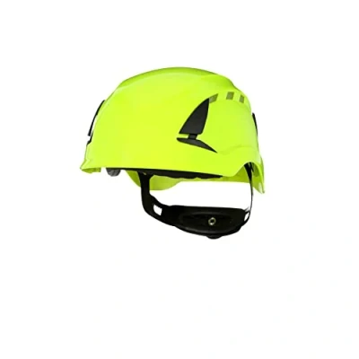 Abbildung von 3M SecureFit Schutzhelm, X5514V CE, neongrün, belüftet, CE