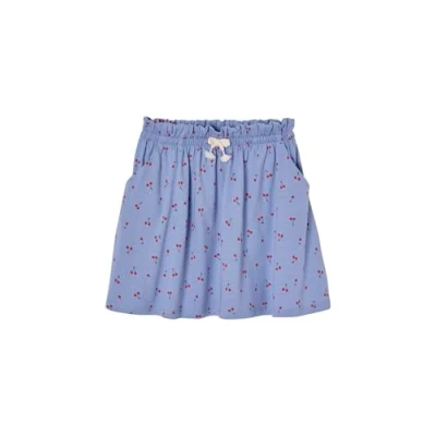 Abbildung von Vertbaudet Alinienrock für Kinder, Größe: 116, Blau chambray