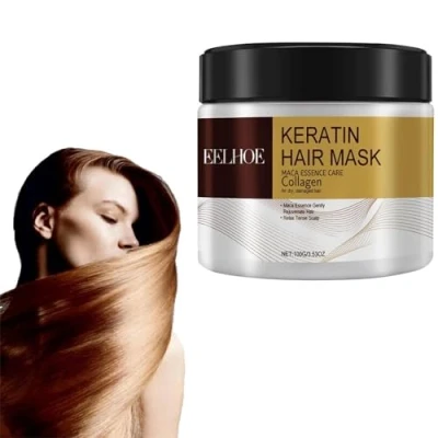 Abbildung von Collagen Hair Treatment, Deep Repair Conditioning Argan Oil Mask, Mask Hair, Für Trockenes, Essence for Dry Damaged Kollagen Haarbehandlung Haarmaske (1PCS)