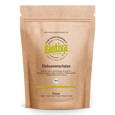 Abbildung von Biotiva Flohsamenschalen Pulver Bio 1000 g