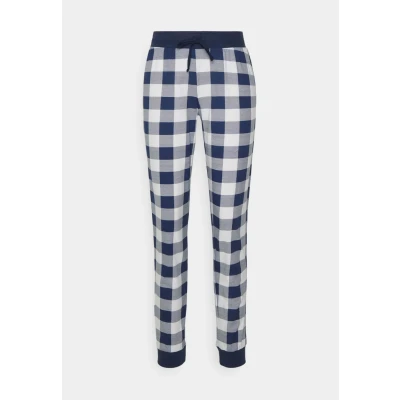Abbildung von Lascana KARO &amp; Spots Nachtwäsche Hose, Damen, Größe: 32/34, Blue