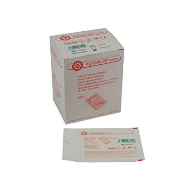 Abbildung von Noba Rudavlies, steriles Verbandpflaster, Wundverband, Pflaster, 20x10cm, 50 St