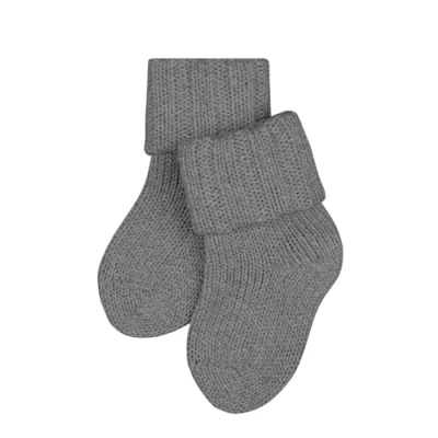 Abbildung von Falke Flausch Socken für Kinder, Größe: 80/92, Light greymel