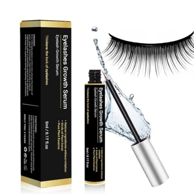Abbildung von Wimpernserum Wimpern Wachstum, Lash Serum, Augenbrauenverstärker, für schnelleres Wimpernwachstum, vollere und längere Wimpern, 5 ML