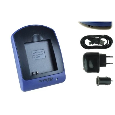 Abbildung von Ladegerät (USB, KFZ, Netz) für Samsung SLB 07A / ST... PL... TL... Dualview s. Liste