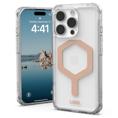 Abbildung von Apple iPhone 16 Pro Hülle MagSafe Kunststoff UAG Hard Case/Backcover Handyhülle Transparent Shockproof/Stoßfest